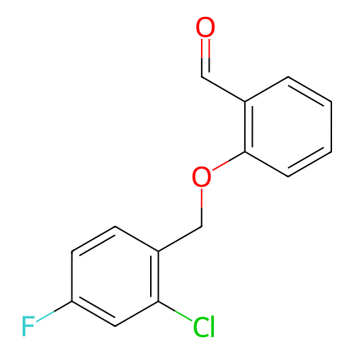 2-((2-氯-4-氟苄基)氧基)苯甲醛,2-((2-Chloro-4-fluorobenzyl)oxy)benzaldehyde