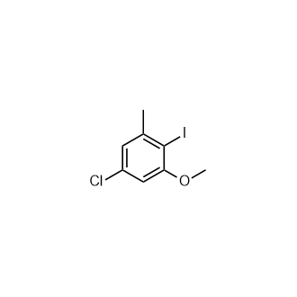 5-氯-2-碘-1-甲氧基-3-甲基苯,5-Chloro-2-iodo-1-methoxy-3-methylbenzene