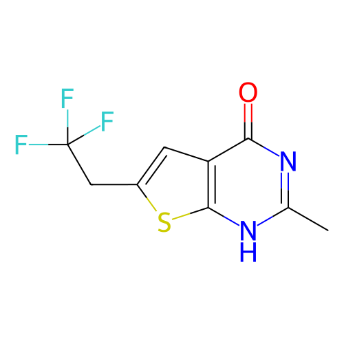 2-甲基-6-(2,2,2-三氟乙基)噻吩并[2,3-d]嘧啶-4(3H)-酮,2-Methyl-6-(2,2,2-trifluoroethyl)thieno[2,3-d]pyrimidin-4(3H)-one