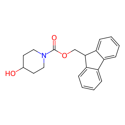 (9H-芴-9-基)4-羟基哌啶-1-甲酸甲酯,(9H-Fluoren-9-yl)methyl 4-hydroxypiperidine-1-carboxylate