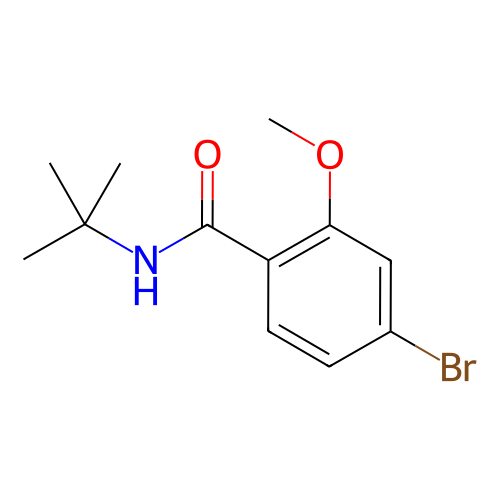 正丁基4-溴-2-甲氧基苯甲酰胺,N-t-butyl 4-bromo-2-methoxybenzamide