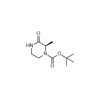 (R)-2-甲基-3-氧代哌嗪-1-羧酸叔丁酯,(R)-tert-Butyl 2-methyl-3-oxopiperazine-1-carboxylate