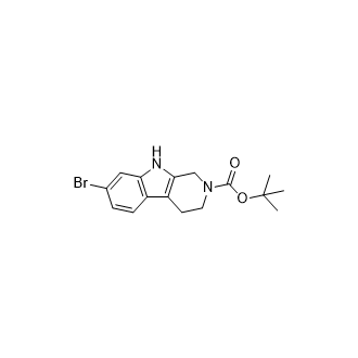 7-溴-3,4-二氢-1H-吡啶并[3,4-b]吲哚-2(9H)-羧酸叔丁酯,tert-Butyl 7-bromo-3,4-dihydro-1H-pyrido[3,4-b]indole-2(9H)-carboxylate