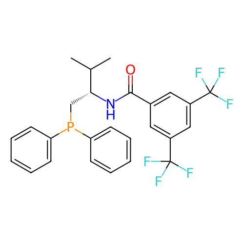 N-[(1S)-1-[(二苯膦基)甲基]-2-甲基丙基]-3,5-二(三氟甲基)苯甲酰胺,N-[(1S)-1-[(Diphenylphosphino)methyl]-2-methylpropyl]-3,5-bis(trifluoromethyl)benzamide