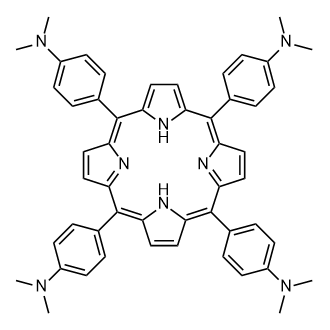 4,4'，4''，4'''-(卟啉-5,10,15,20-四基)四(N，N-二甲基苯胺),4,4',4'',4'''-(Porphyrin-5,10,15,20-tetrayl)tetrakis(N,N-dimethylaniline)