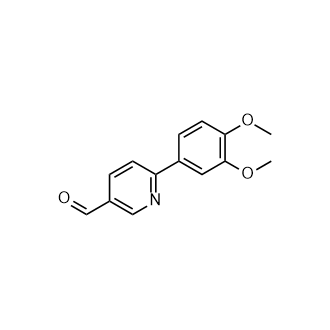 6-(3,4-二甲氧基苯基)烟醛,6-(3,4-Dimethoxyphenyl)nicotinaldehyde