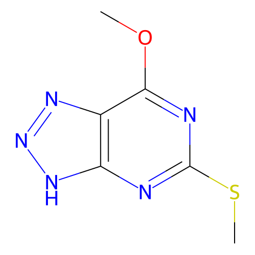 7-甲氧基-5-(甲硫基)-3H- [1,2,3]三唑并[4,5-d]嘧啶,7-Methoxy-5-(methylthio)-3H-[1,2,3]triazolo[4,5-d]pyrimidine