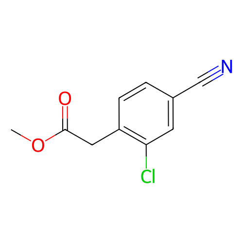 2-(2-氯-4-氰基苯基)乙酸甲酯,Methyl 2-(2-chloro-4-cyanophenyl)acetate