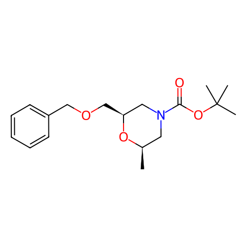 (2R,6R)-2-((芐氧基)甲基)-6-甲基嗎啉-4-羧酸叔丁酯,tert-Butyl (2R,6R)-2-((benzyloxy)methyl)-6-methylmorpholine-4-carboxylate