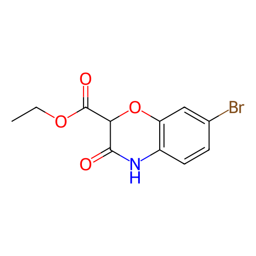 6-溴-3-氧代-3,4-二氢-2H-苯并[b][1,4]噁嗪-2-羧酸乙酯,ethyl 6-Bromo-3-oxo-3,4-dihydro-2H-benzo[b][1,4]oxazine-2-carboxylate