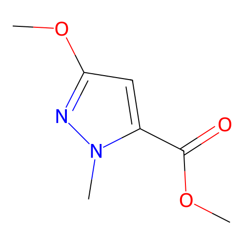 3-甲氧基-1-甲基-1H-吡唑-5-羧酸甲酯,Methyl 3-methoxy-1-methyl-1H-pyrazole-5-carboxylate