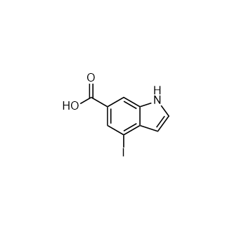 4-碘-1H-吲哚-6-羧酸,4-Iodo-1H-indole-6-carboxylic acid