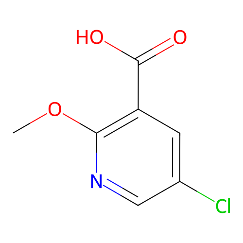 5-氯-2-甲氧基烟酸,5-Chloro-2-methoxynicotinic acid