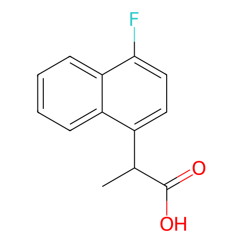 2-(4-氟萘-1-基)丙酸,2-(4-Fluoronaphthalen-1-yl)propanoic acid