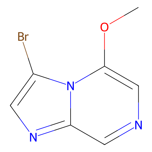 3-溴-5-甲氧基咪唑并[1,2-a]吡嗪,3-Bromo-5-methoxyimidazo[1,2-a]pyrazine