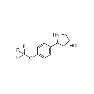 2-(4-(三氟甲氧基)苯基)吡咯烷盐酸盐,2-(4-(Trifluoromethoxy)phenyl)pyrrolidine hydrochloride