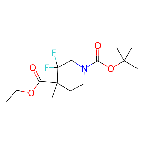 1,3-二氟-4-甲基哌啶-1,4-二羧酸1-叔丁酯,1-tert-Butyl 4-Ethyl 3,3-difluoro-4-methylpiperidine-1,4-dicarboxylate