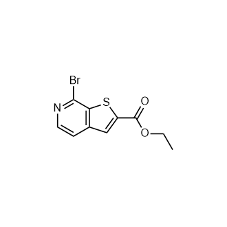 7-溴噻吩并[2,3-c]吡啶-2-甲酸乙酯,Ethyl 7-bromothieno[2,3-c]pyridine-2-carboxylate