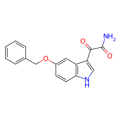 2-(5-(芐氧基)-1H-吲哚-3-基)-2-氧代乙酰胺,2-(5-(Benzyloxy)-1H-indol-3-yl)-2-oxoacetamide