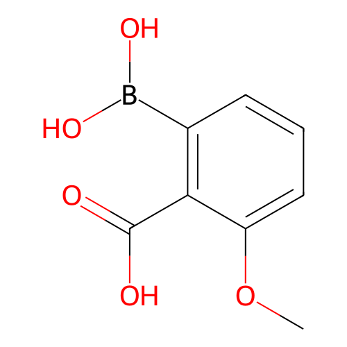 2-二羟硼基-6-甲氧基苯甲酸,2-Borono-6-methoxybenzoic acid