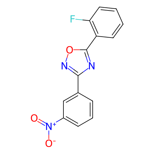 5-(2-氟苯基)-3-(3-硝基苯基)-1,2,4-恶二唑,5-(2-Fluorophenyl)-3-(3-nitrophenyl)-1,2,4-oxadiazole