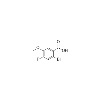 2-溴-4-氟-5-甲氧基苯甲酸,2-Bromo-4-fluoro-5-methoxybenzoic acid