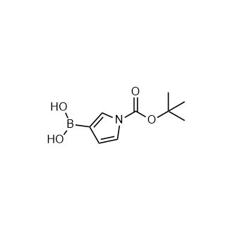 3-(4,4,5,5-四甲基-1,3,2-二氧硼杂环戊烷-2-基)-1H-吡唑-1-羧酸叔丁酯,(1-(Tert-butoxycarbonyl)-1H-pyrrol-3-yl)boronic acid