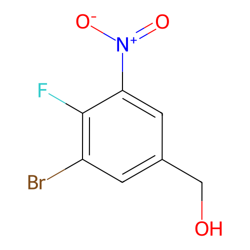 (3-溴-4-氟-5-硝基苯基)甲醇,(3-Bromo-4-fluoro-5-nitrophenyl)methanol