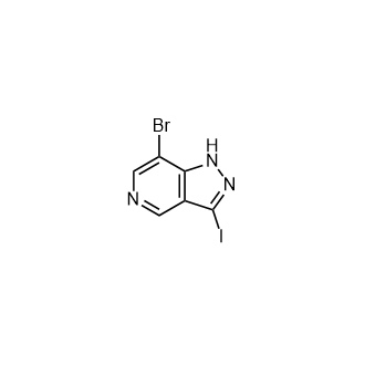 7-溴-3-碘-1H-吡唑并[4,3-c]吡啶,7-Bromo-3-iodo-1H-pyrazolo[4,3-c]pyridine