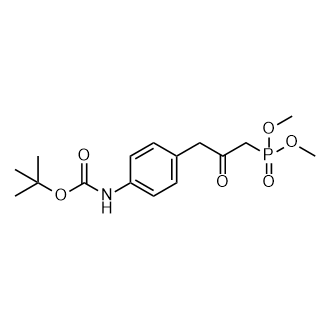 叔丁基(4-(3-(二甲氧基磷?；?-2-氧代丙基)苯基氨基甲酸酯,Tert-butyl (4-(3-(dimethoxyphosphoryl)-2-oxopropyl)phenyl)carbamate