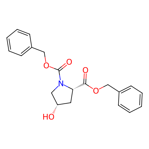 (2S,4S)-二苄基-4-羟基吡咯烷-1,2-二羧酸酯,(2S,4S)-Dibenzyl 4-hydroxypyrrolidine-1,2-dicarboxylate