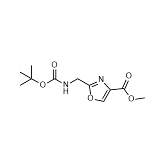 2-({[(叔丁氧基)羰基]氨基}甲基)-1,3-噁唑-4-羧酸甲酯,Methyl 2-({[(tert-butoxy)carbonyl]amino}methyl)-1,3-oxazole-4-carboxylate