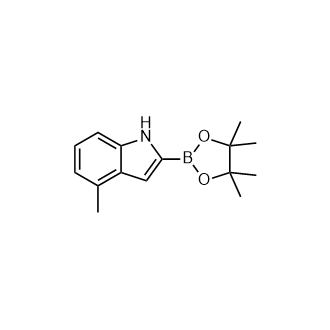 4-甲基-2-(4,4,5,5-四甲基-1,3,2-二氧硼杂环戊烷-2-基)-1H-吲哚,4-Methyl-2-(4,4,5,5-tetramethyl-1,3,2-dioxaborolan-2-yl)-1H-indole