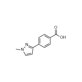 4-(1-甲基-1H-吡唑-3-基)苯甲酸,4-(1-Methyl-1H-pyrazol-3-yl)benzoic acid