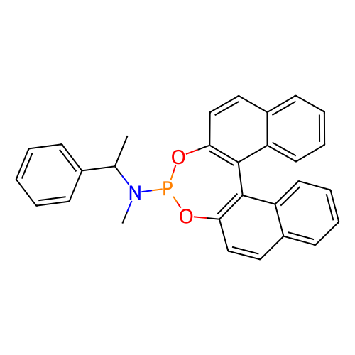 (11bR)-N-甲基-N-[(S)-1-苯基乙基]-联萘并[2,1-d:1',2'-f][1,3,2]二氧膦杂-4-胺,(11bR)?-N-?Methyl-?N-?[(S)?-?1-phenylethyl]?-?dinaphtho[2,?1-?d:1',?2'-?f]?[1,?3,?2]?dioxaphosphepin-?4-?amine