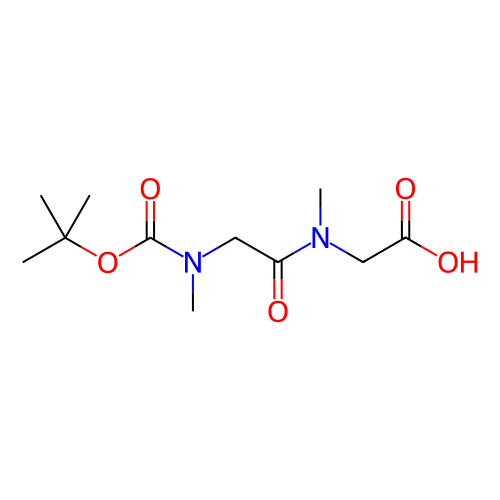 2-(2-((叔丁氧基羰基)(甲基)氨基)-N-甲基乙酰氨基)乙酸,2-(2-((tert-Butoxycarbonyl)(methyl)amino)-N-methylacetamido)acetic acid
