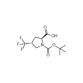 (2S,4R)-1-(叔丁氧基羰基)-4-(三氟甲基)吡咯烷-2-羧酸,(2S,4R)-1-(tert-Butoxycarbonyl)-4-(trifluoromethyl)pyrrolidine-2-carboxylic acid