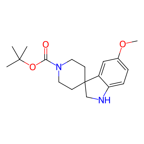 5-甲氧基螺[叔丁基-3,4'-哌啶]-1'-羧酸叔丁酯,tert-Butyl 5-methoxyspiro[indoline-3,4'-piperidine]-1'-carboxylate