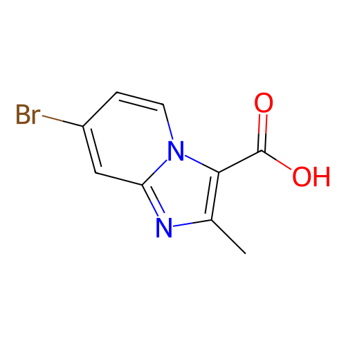 7-溴-2-甲基咪唑并[1,2-a]-吡啶-3-羧酸,7-Bromo-2-methylimidazo[1,2-a]-pyridine-3-carboxylic acid
