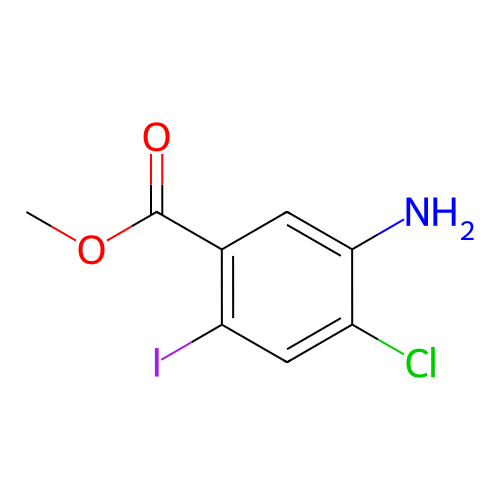 5-氨基-4-氯-2-碘苯甲酸甲酯,Methyl 5-amino-4-chloro-2-iodobenzoate