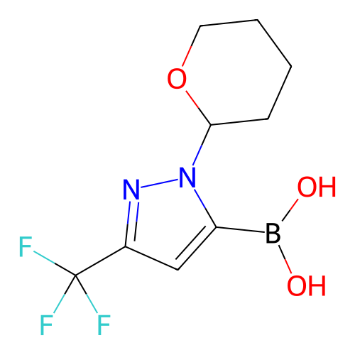 (1-(四氢-2H-吡喃-2-基)-3-(三氟甲基)-1H-吡唑-5-基)硼酸,(1-(Tetrahydro-2H-pyran-2-yl)-3-(trifluoromethyl)-1H-pyrazol-5-yl)boronic acid