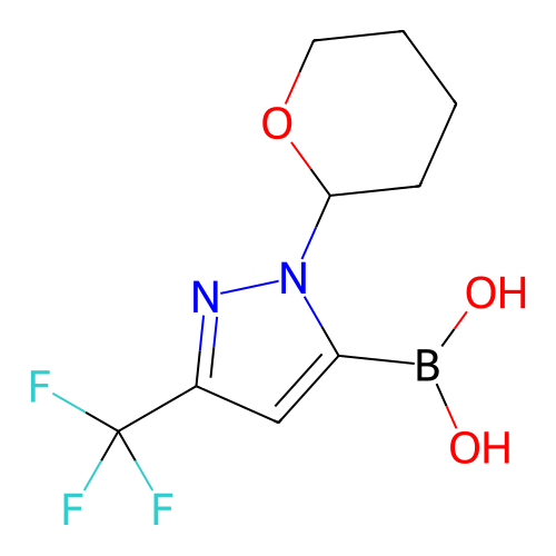 (1-(四氫-2H-吡喃-2-基)-3-(三氟甲基)-1H-吡唑-5-基)硼酸,(1-(Tetrahydro-2H-pyran-2-yl)-3-(trifluoromethyl)-1H-pyrazol-5-yl)boronic acid