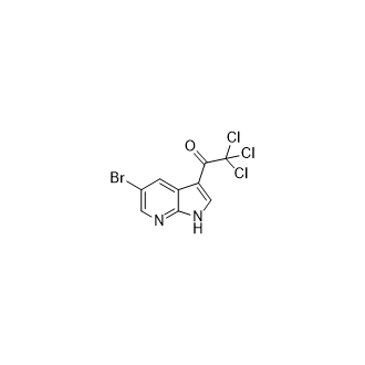 1-(5-溴-1H-吡咯并[2,3-b]吡啶-3-基)-2,2,2-三氯乙酮,1-(5-Bromo-1H-pyrrolo[2,3-b]pyridin-3-yl)-2,2,2-trichloroethanone