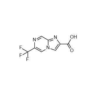 6-(三氟甲基)咪唑并[1,2-a]吡嗪-2-羧酸,6-(Trifluoromethyl)imidazo[1,2-a]pyrazine-2-carboxylic acid