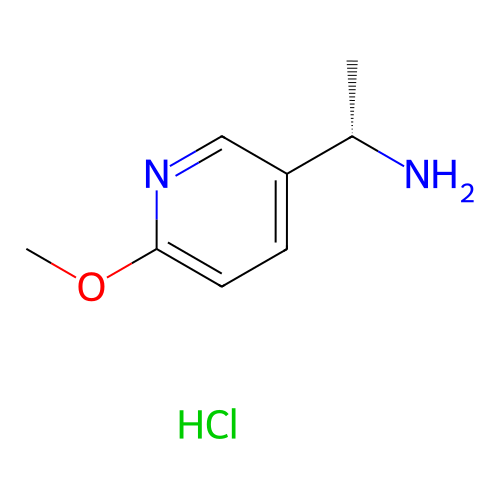 (S)-1-(6-甲氧基吡啶-3-基)乙胺鹽酸鹽,(S)-1-(6-Methoxypyridin-3-yl)ethanamine hydrochloride