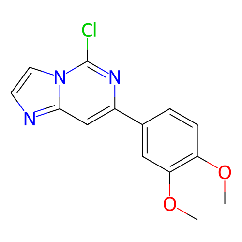 5-氯-7-(3,4-二甲氧基苯基)咪唑并[1,2-c]嘧啶,5-Chloro-7-(3,4-dimethoxyphenyl)imidazo[1,2-c]pyrimidine