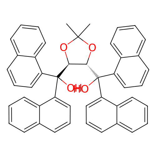 (4S,5S)-2,2-二甲基-α,α,α',α'-四-1-萘基-1,3-二氧戊环-4,5-二甲醇,(4S,5S)-2,2-dimethyl-α,α,α',α'-tetra-1-naphthalenyl-1,3-dioxolane-4,5-dimethanol