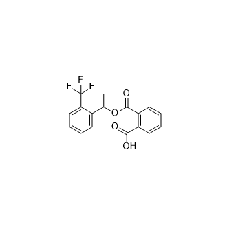 2-((1-(2-(三氟甲基)苯基)乙氧基)羰基)苯甲酸,2-((1-(2-(Trifluoromethyl)phenyl)ethoxy)carbonyl)benzoic acid