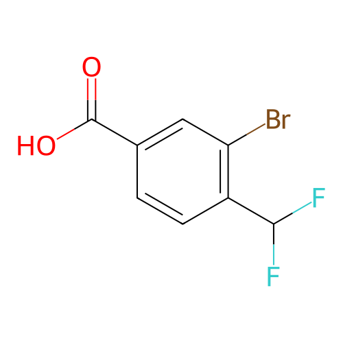 3-溴-4-(二氟甲基)苯甲酸,3-Bromo-4-(difluoromethyl)benzoic acid
