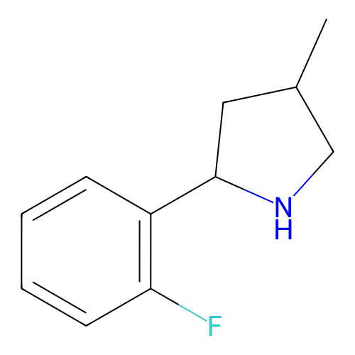2-(2-氟苯基)-4-甲基吡咯烷,2-(2-Fluorophenyl)-4-methylpyrrolidine